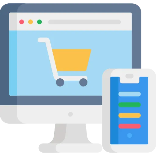 E-commerce product sales integrated into salon website