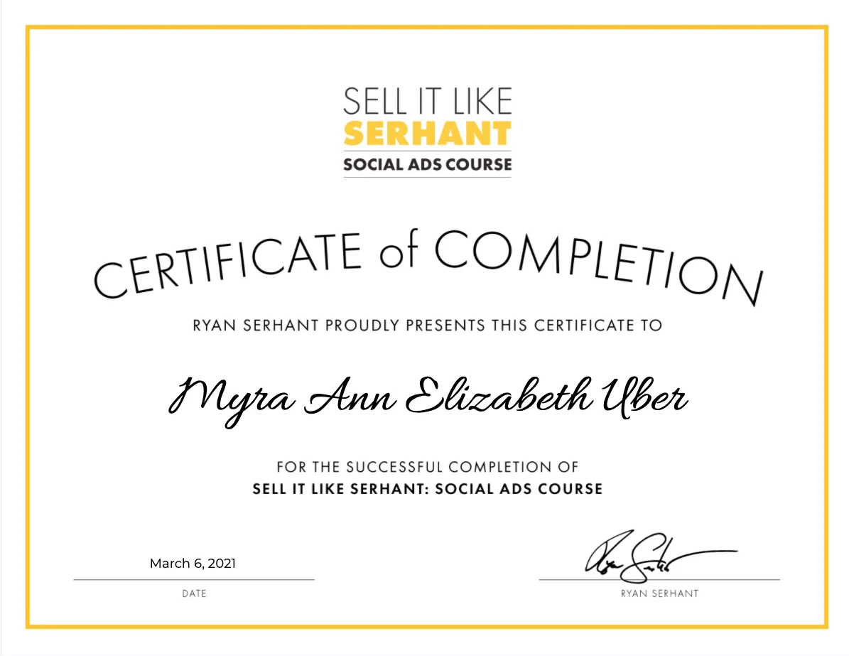 Serhant - Social Ads