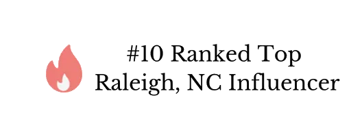 Top Ranked Raleigh Influencer
