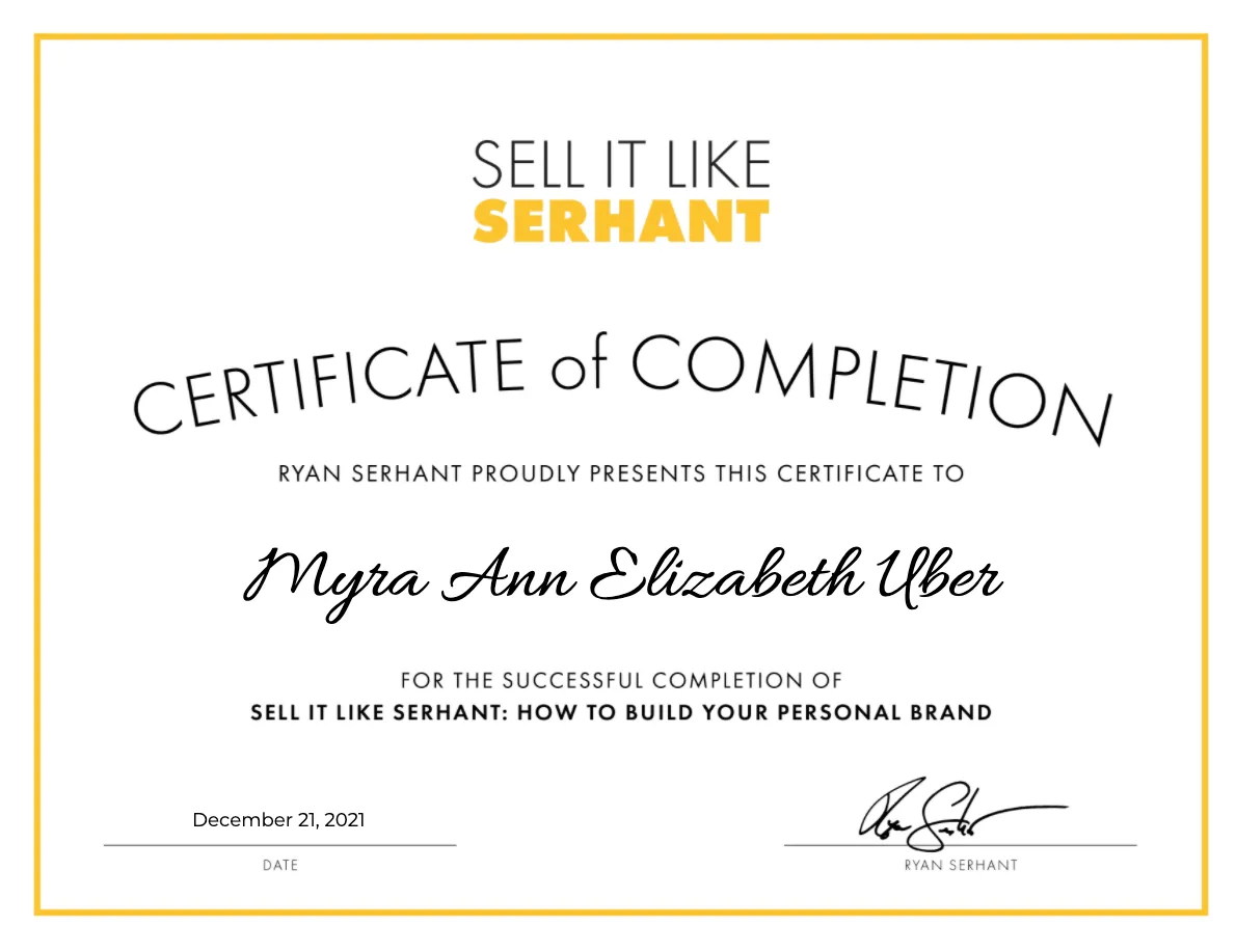Serhant - Build Your Brand