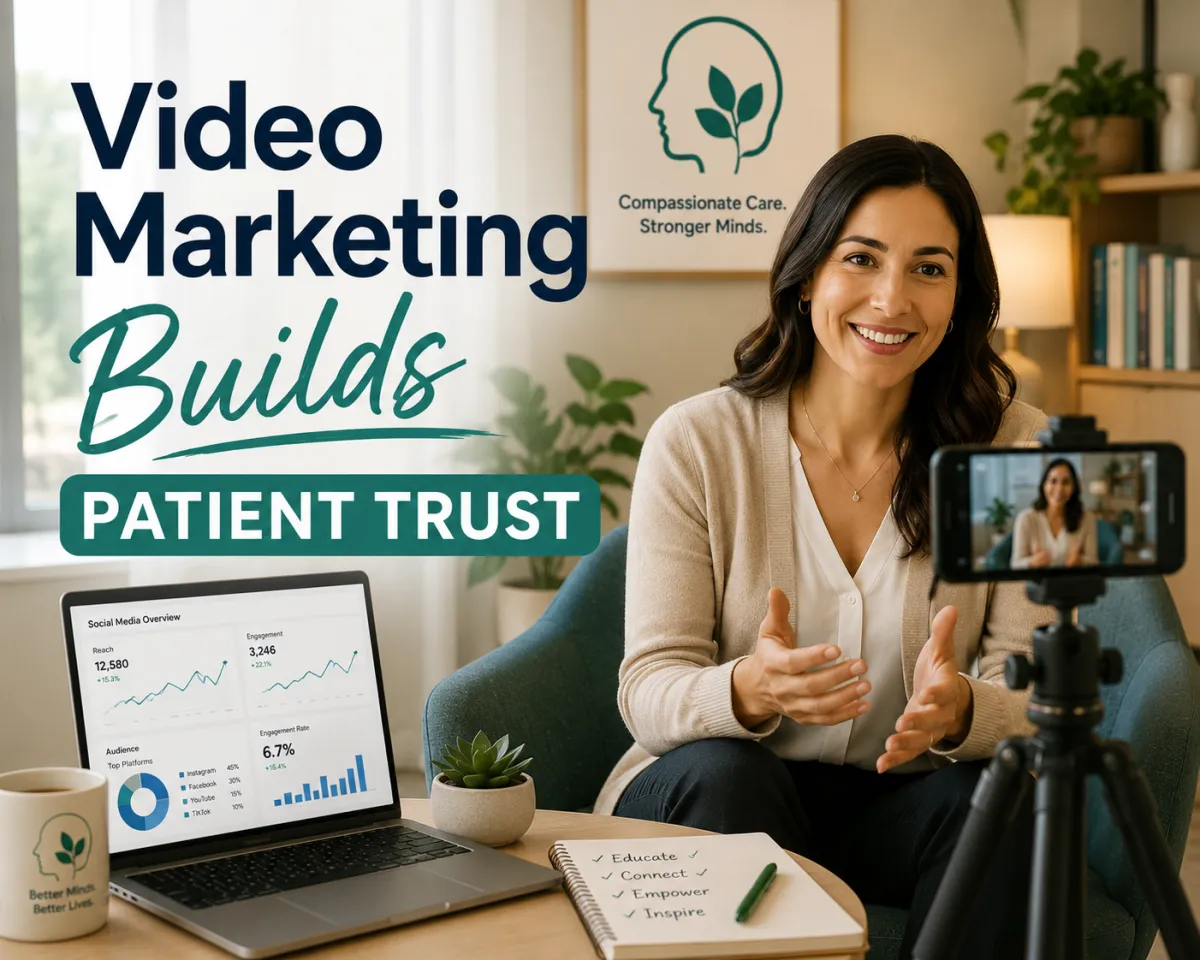 Video Marketing Builds Trust for Mental Health Clinicians