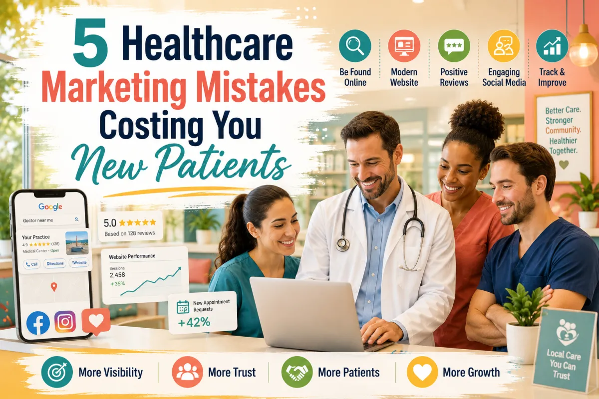 Healthcare practice marketing mistakes