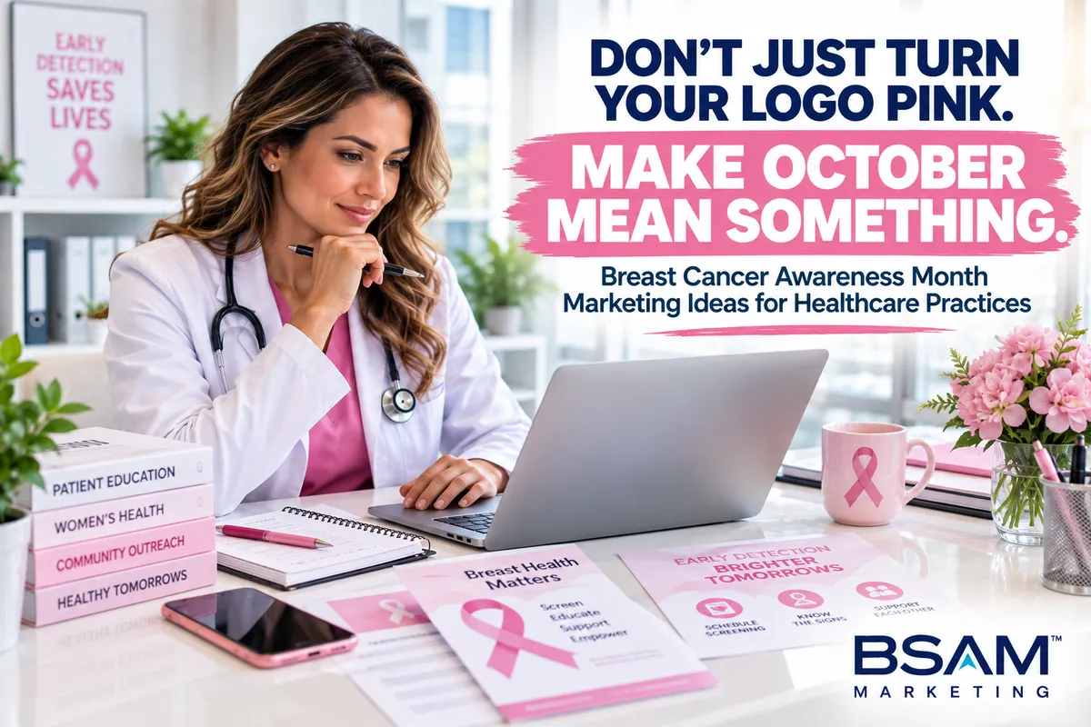 Breast cancer awareness healthcare marketing