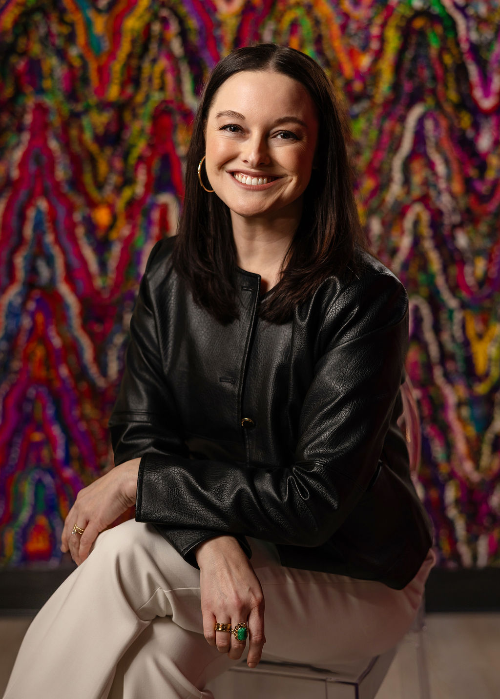 Vertical portrait of Director Allie Teagarden 