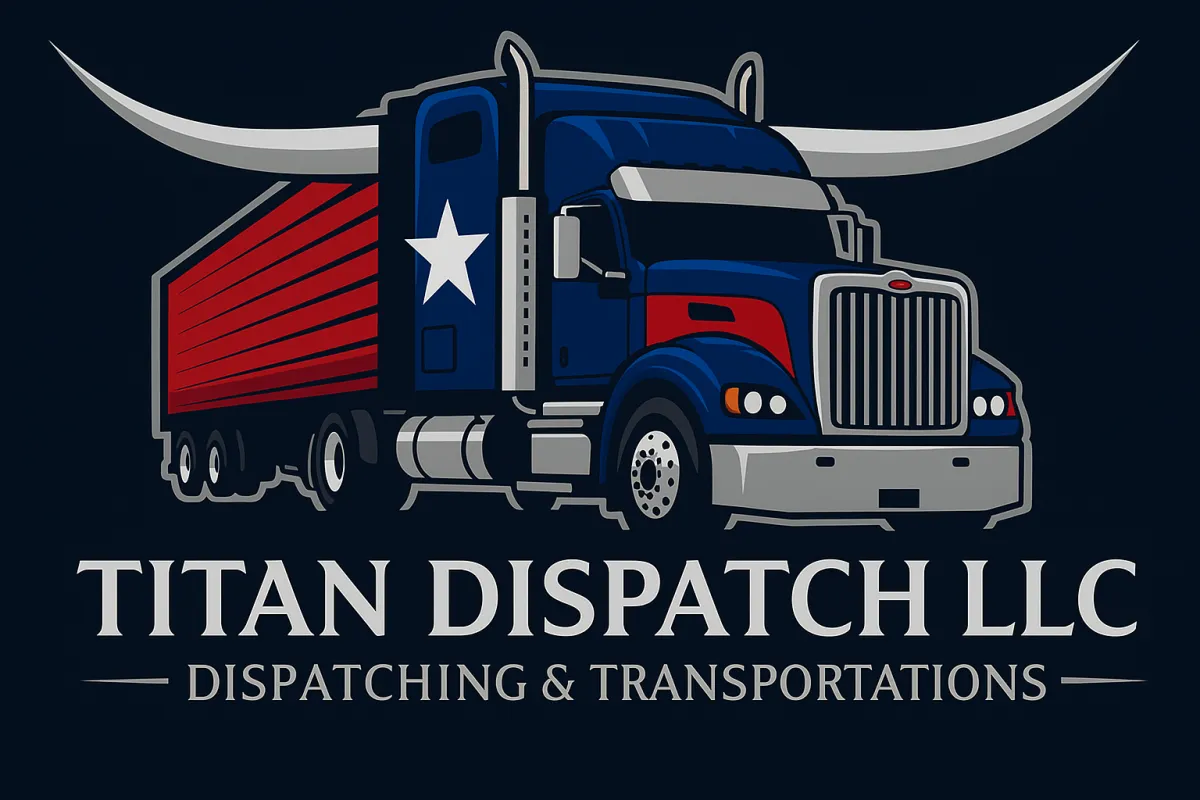 Image 1 (Logo/Hero): "Titan Dispatch LLC - Free 7-Day Truck Dispatching Service for Owner Operators"