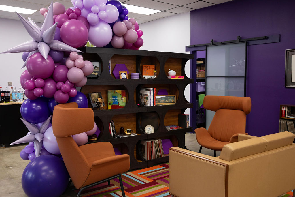 a photo of a seating section f at IRiS Art Haus