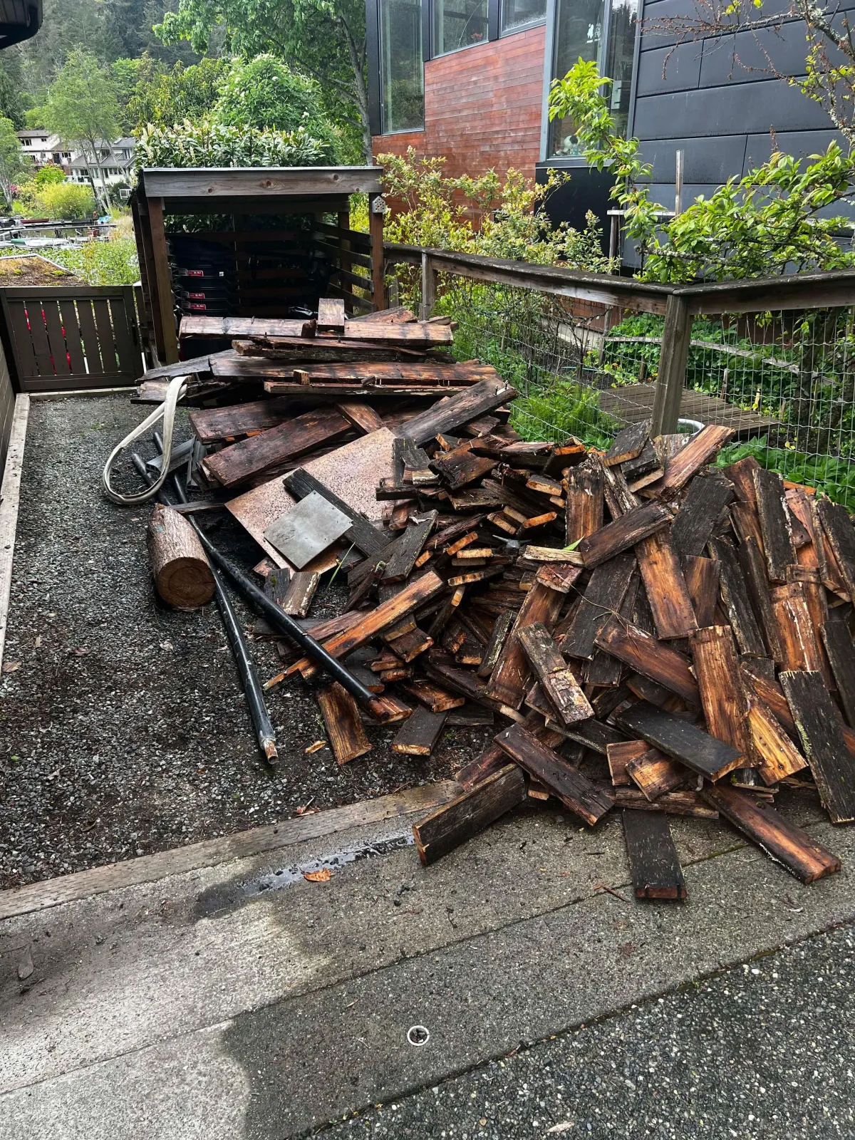 James Bay wood removal