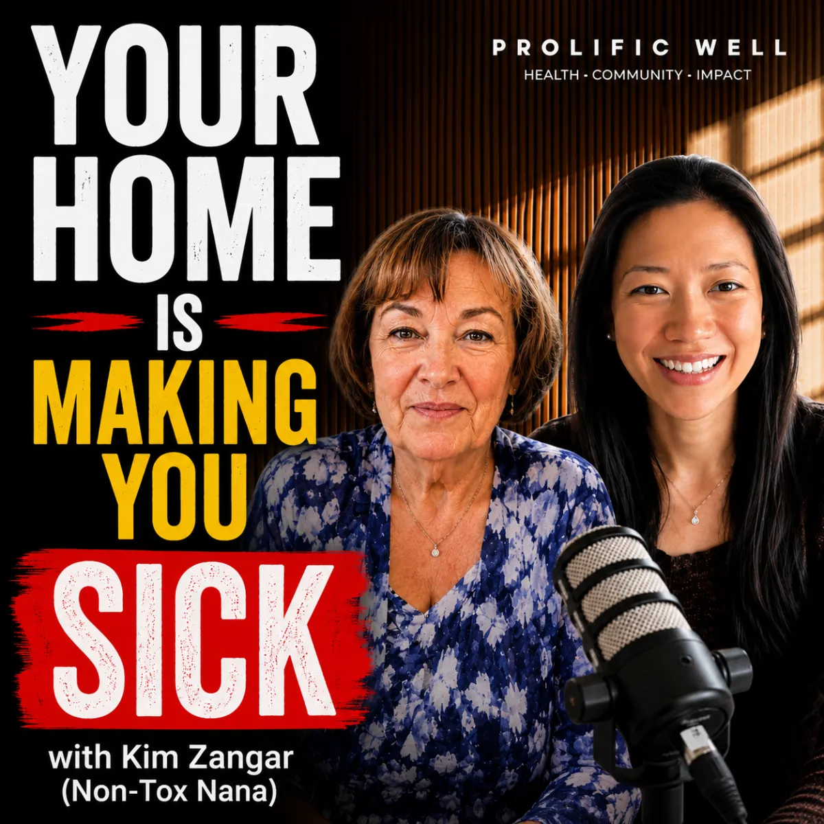 Dr. Evelyn Le Ellis interviews Kim Zangar about environmental health, hidden toxins, hormone balance, non-toxic living, and healthy aging for women and families.