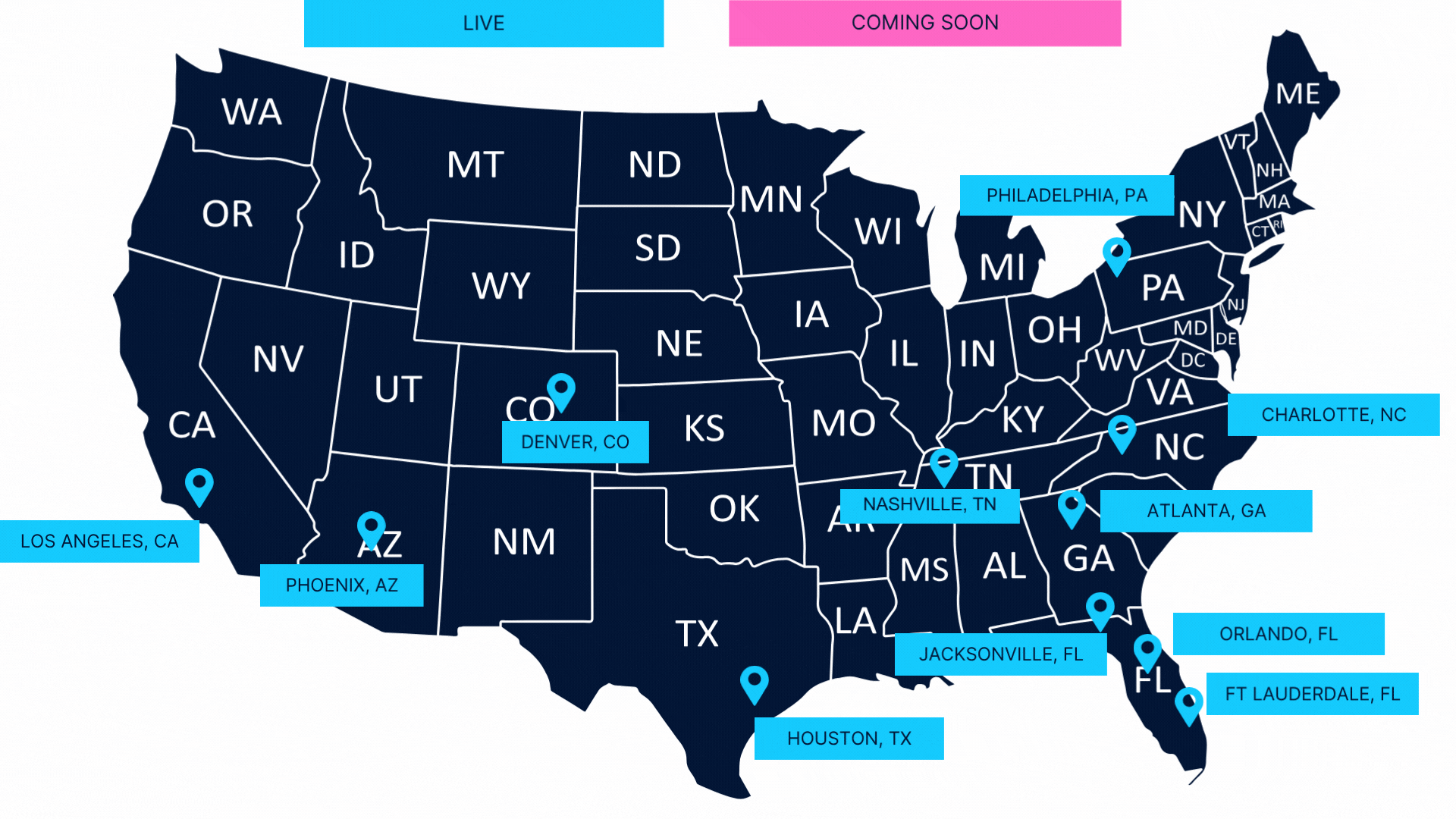 Our Nationwide Locations