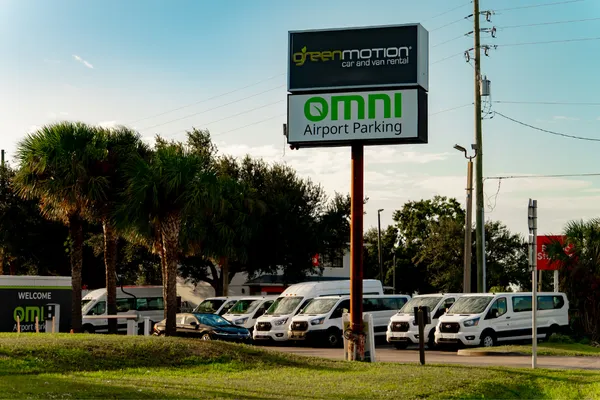 Omni shuttle van at MCO