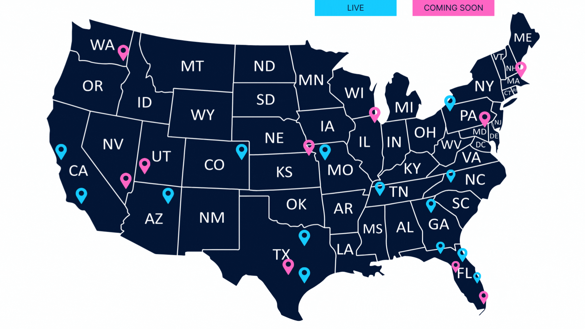 Our Nationwide Locations