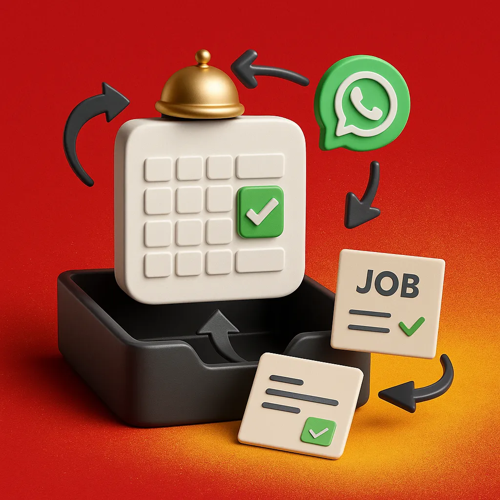Confirm and remind automatically; track everything in one inbox.