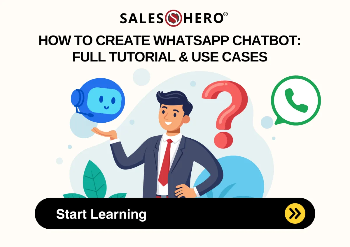 How to create whatsapp chatbot blog cover photo