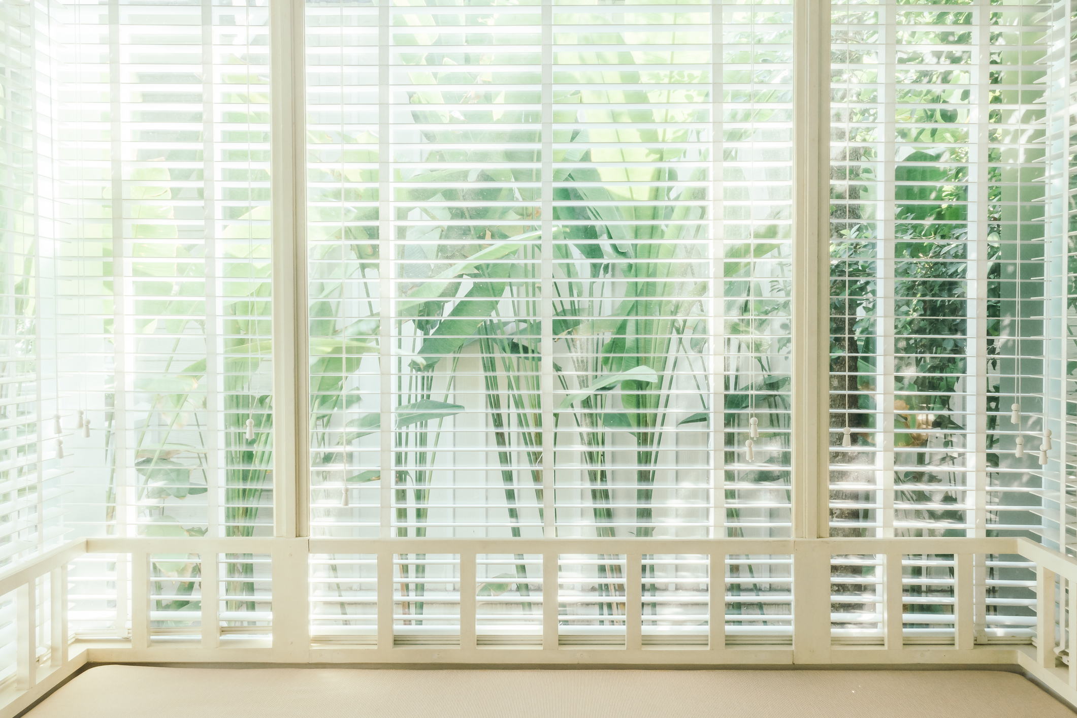 Plantation shutters installation in a stylish residential space