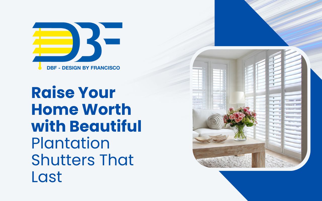 plantation shutters home value shown in a bright modern living room