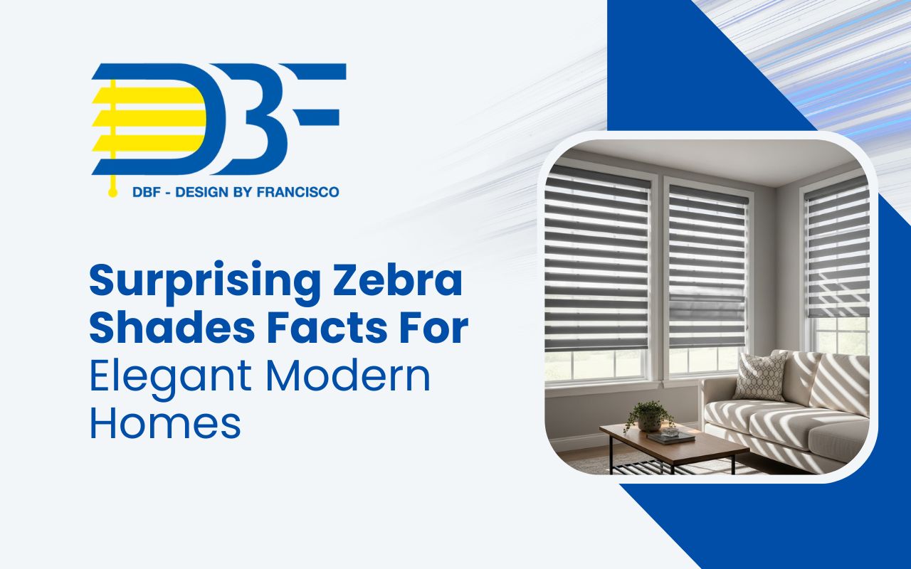Zebra shades facts for a modern living room with soft daylight