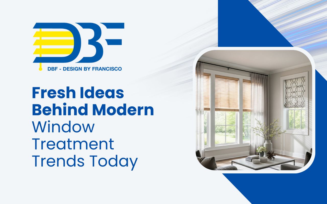 modern window treatment trends in a bright living room