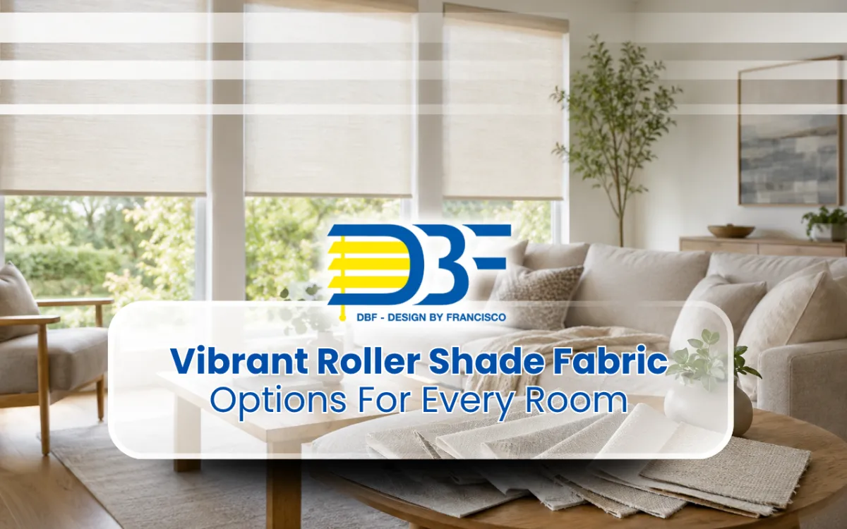 roller shade fabric options for a bright living room