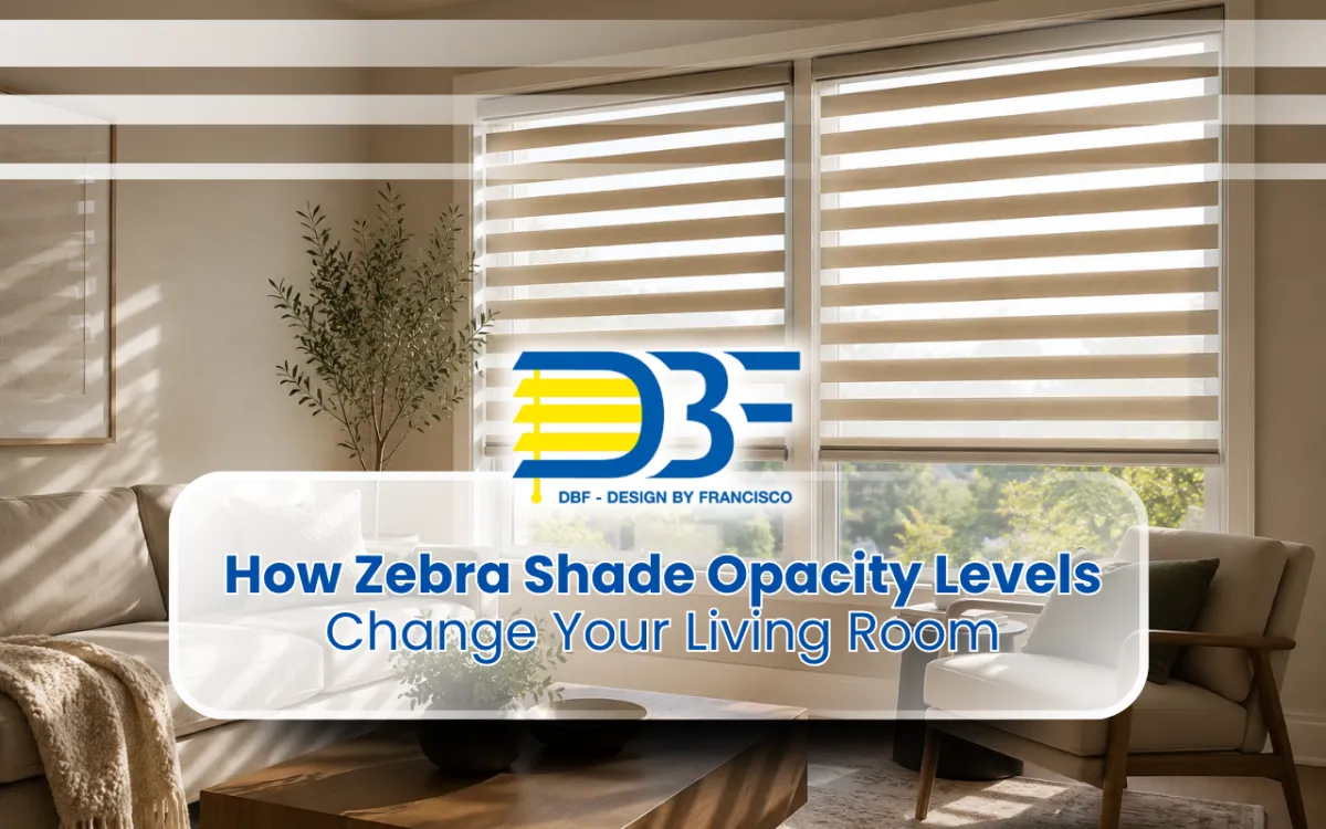How Zebra Shade Opacity Levels Change Your Living Room