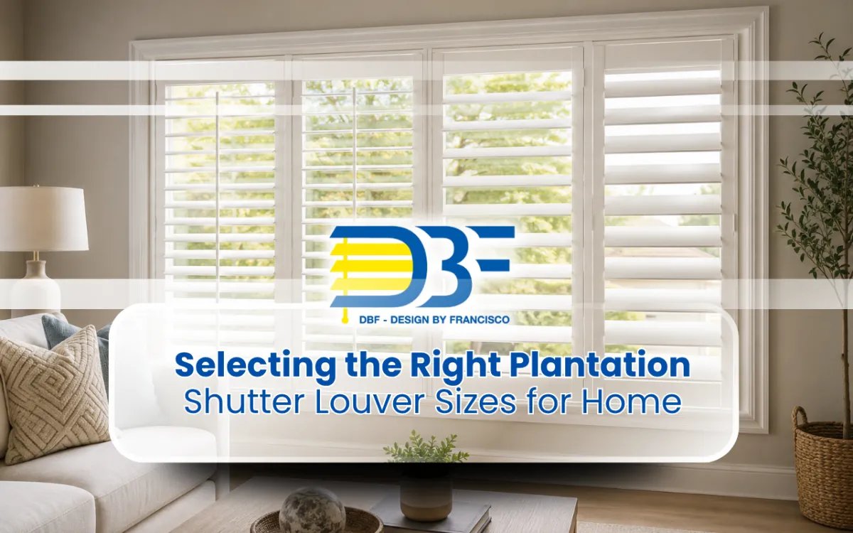 Plantation Shutter Louver Sizes for Every Room