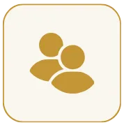 Bars on Wheels event guests icon representing private parties, weddings, and social gathering bar services