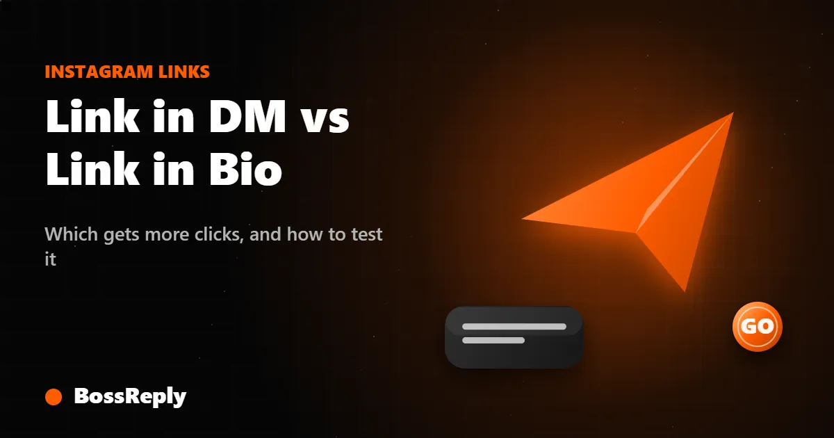 Link in DM vs Link in Bio: What Gets More Clicks? (Instagram 2026)