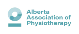 “Alberta Association of Physiotherapy logo.