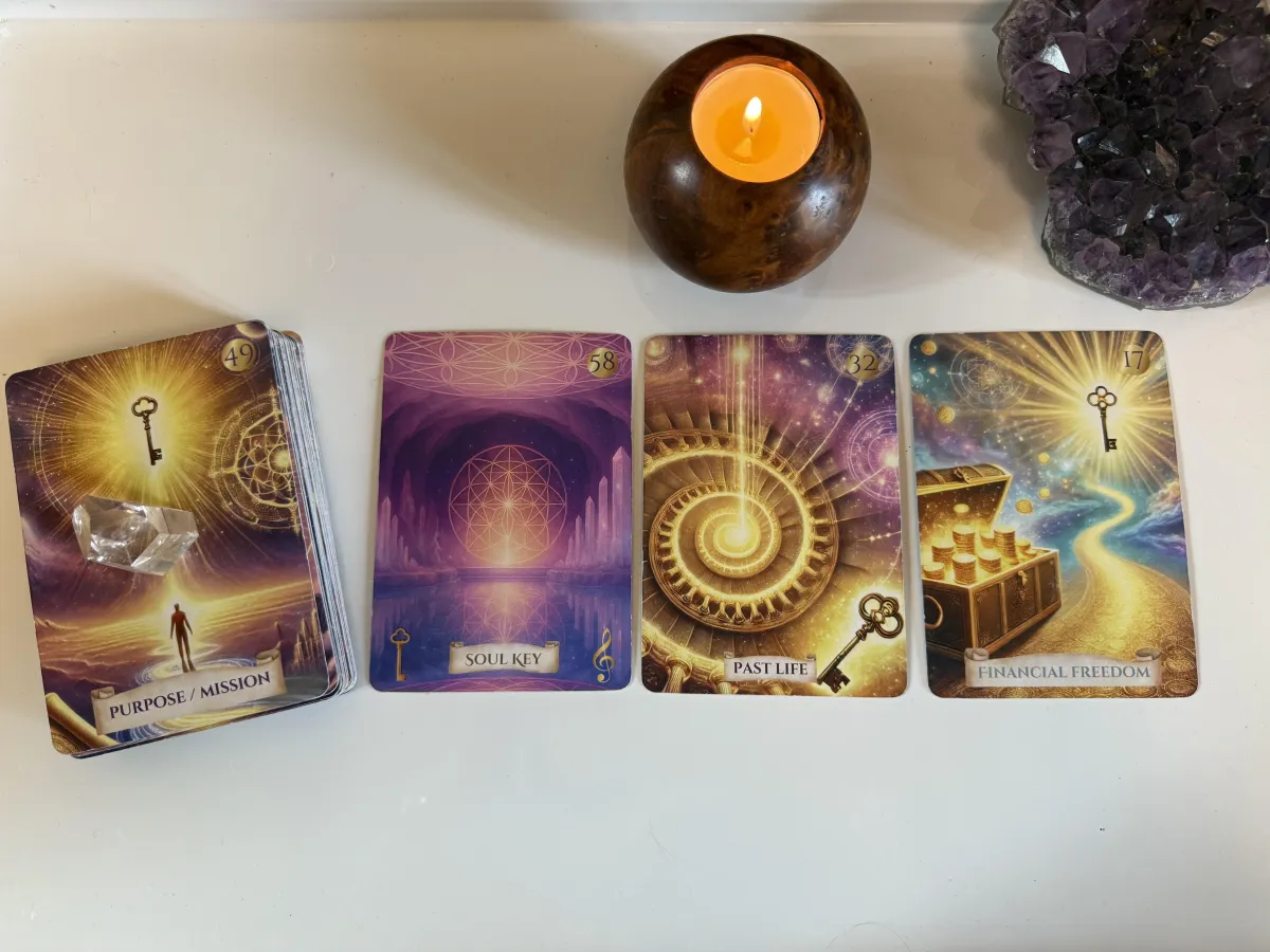 reading pread using the akashic soul alchemy oracle deck