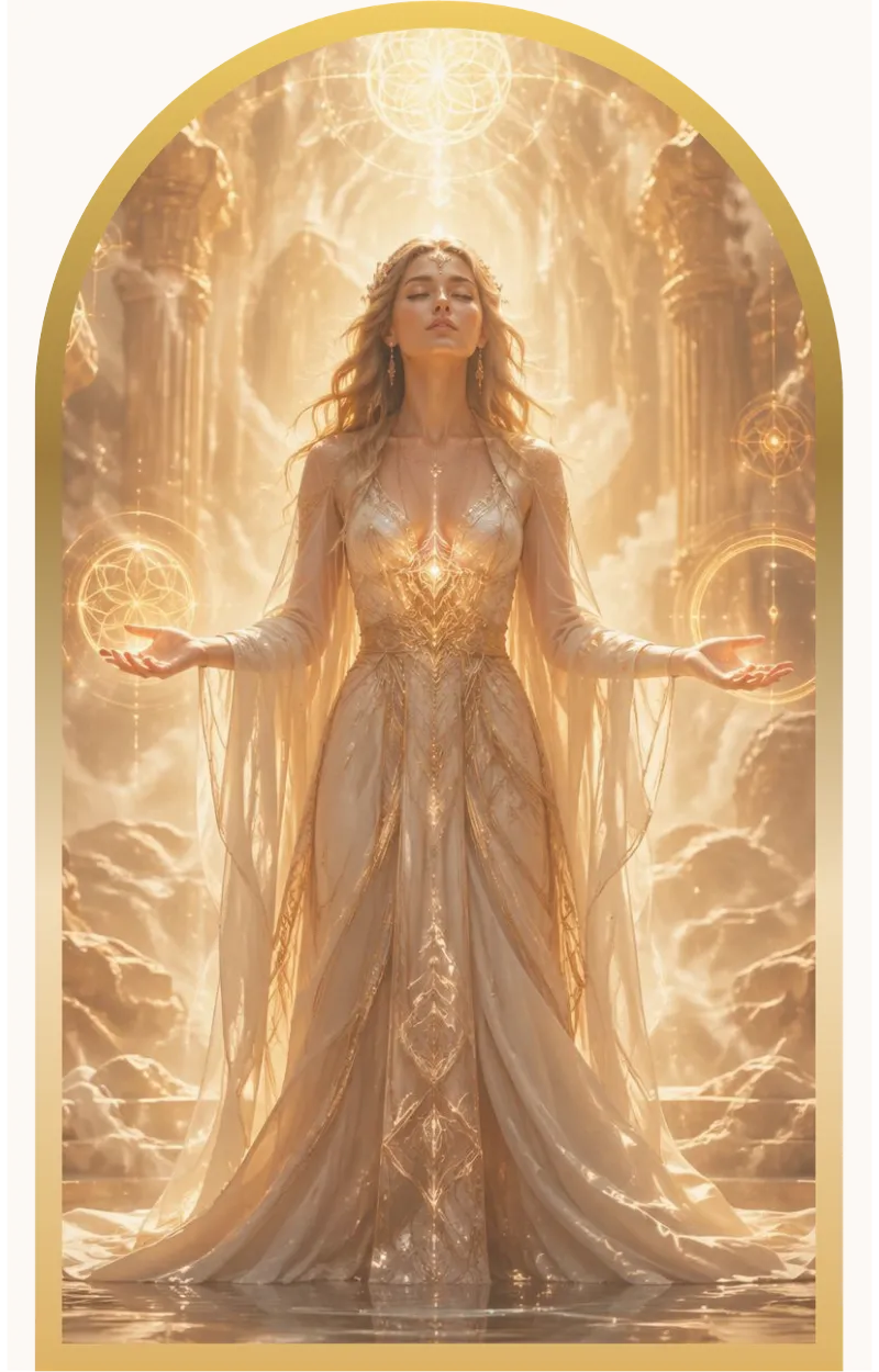 Receiving abundance energy and healing light through spiritual activation