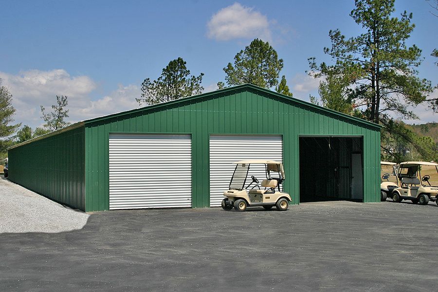 Modern agricultural metal barn by Freehold Metal Buildings