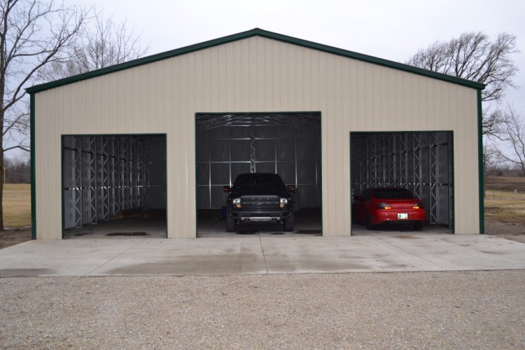 Custom steel warehouse built by Freehold Metal Buildings