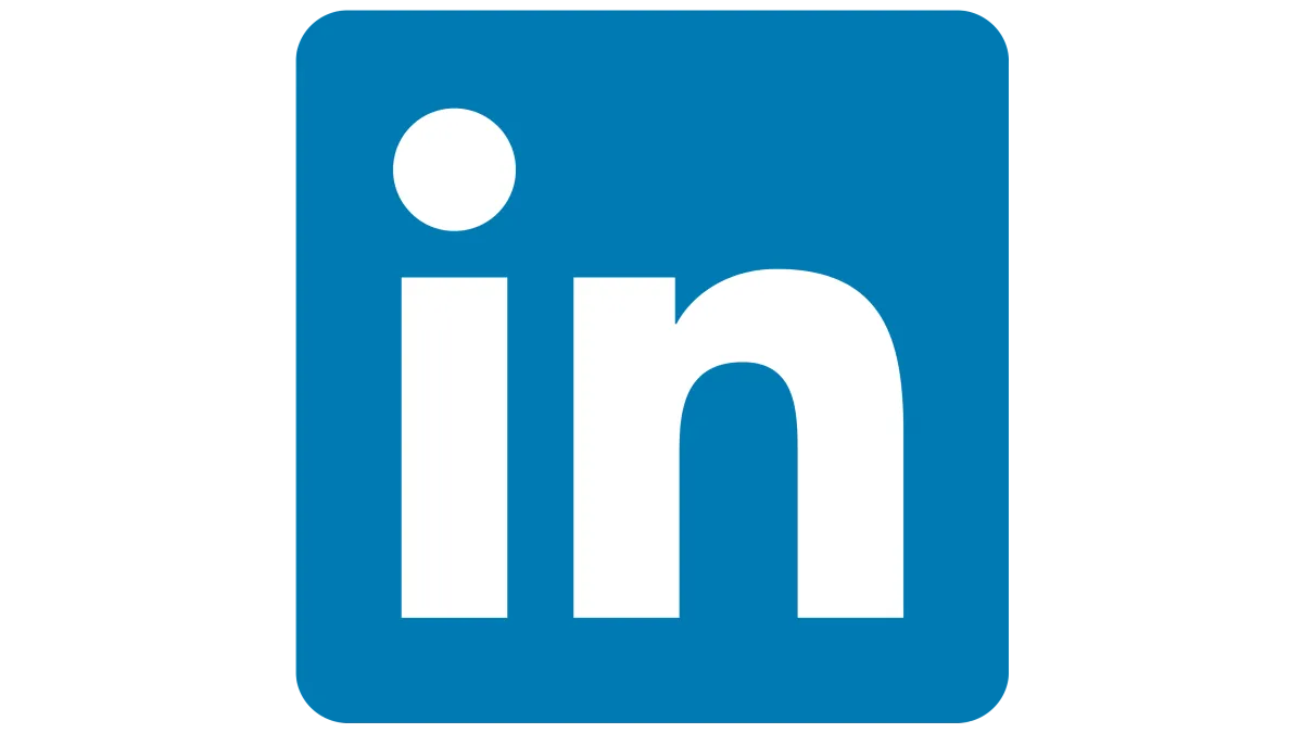 Social Media Logo von LinkedIn