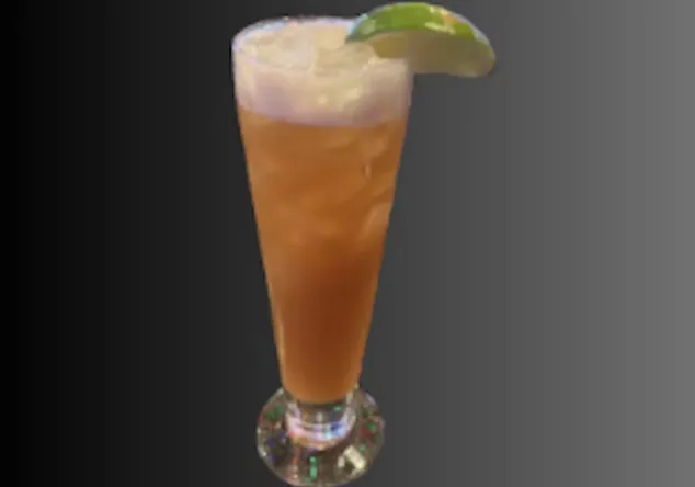 Zero-proof margarita with citrus, lime, and salted rim, crafted with Lion’s Mane and Ashwagandha for calm focus.