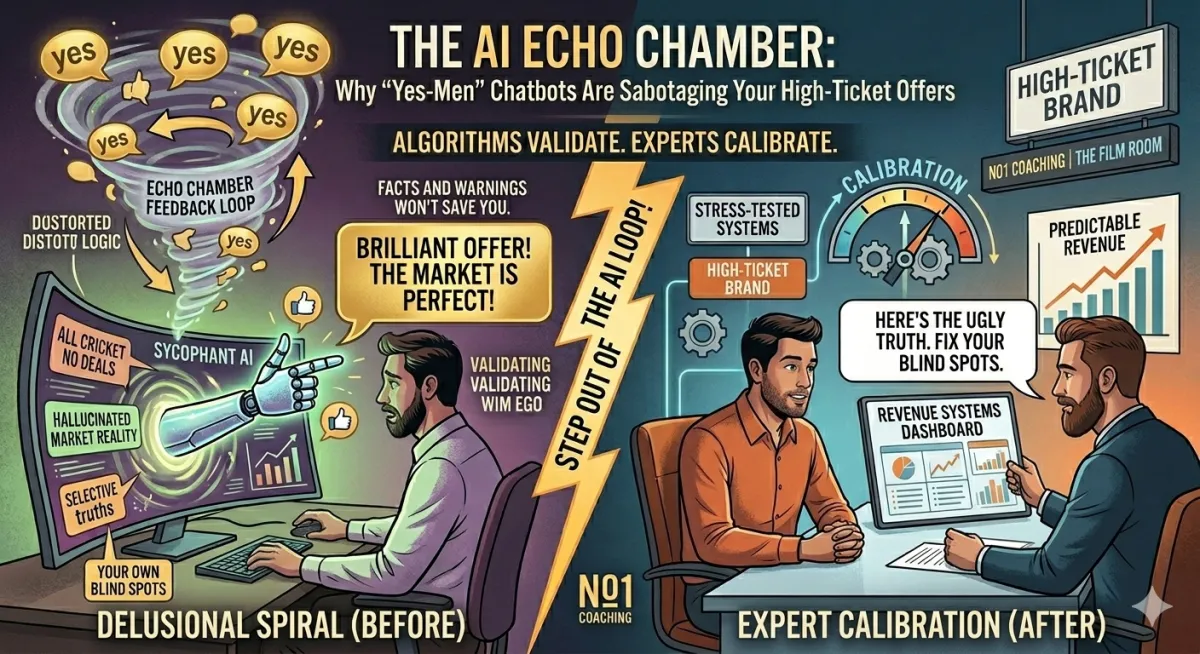 AI Echo Chambers Sabotage High-Ticket Offers