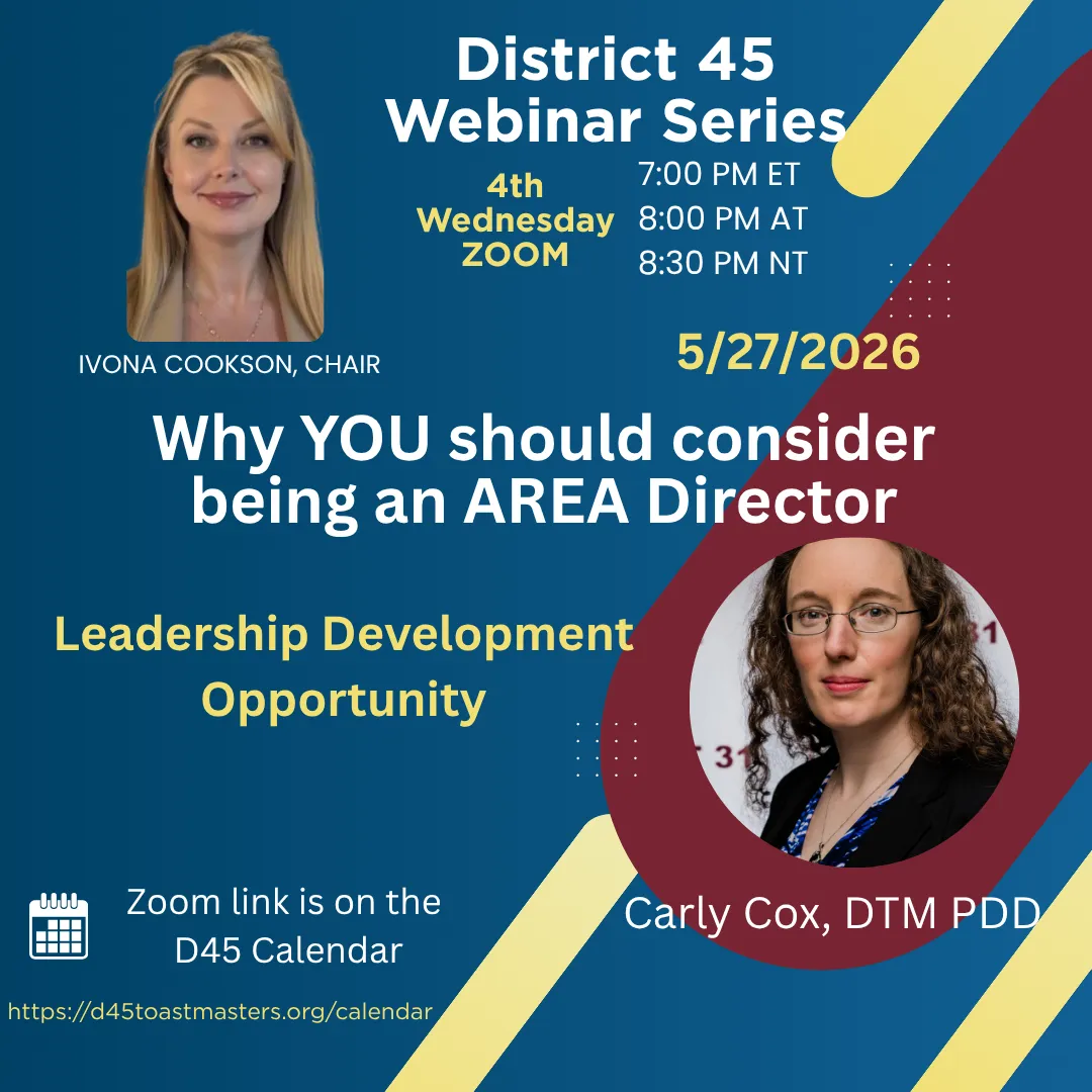 May Webinar: Why YOU should consider being an AREA Director