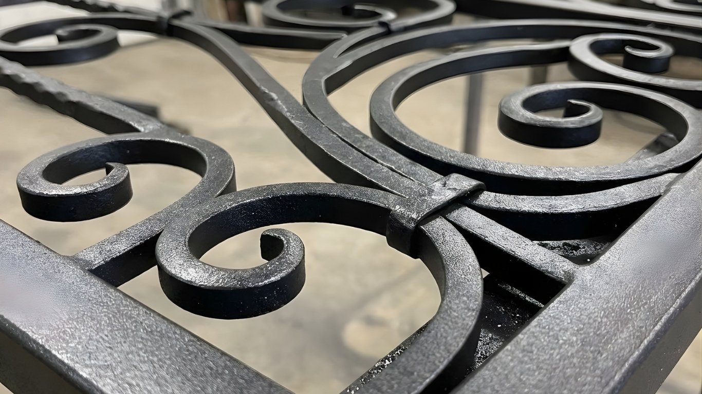 Wrought Iron Gate Powder Coating 2