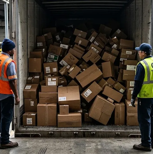Pallet Storage in a warehouse.