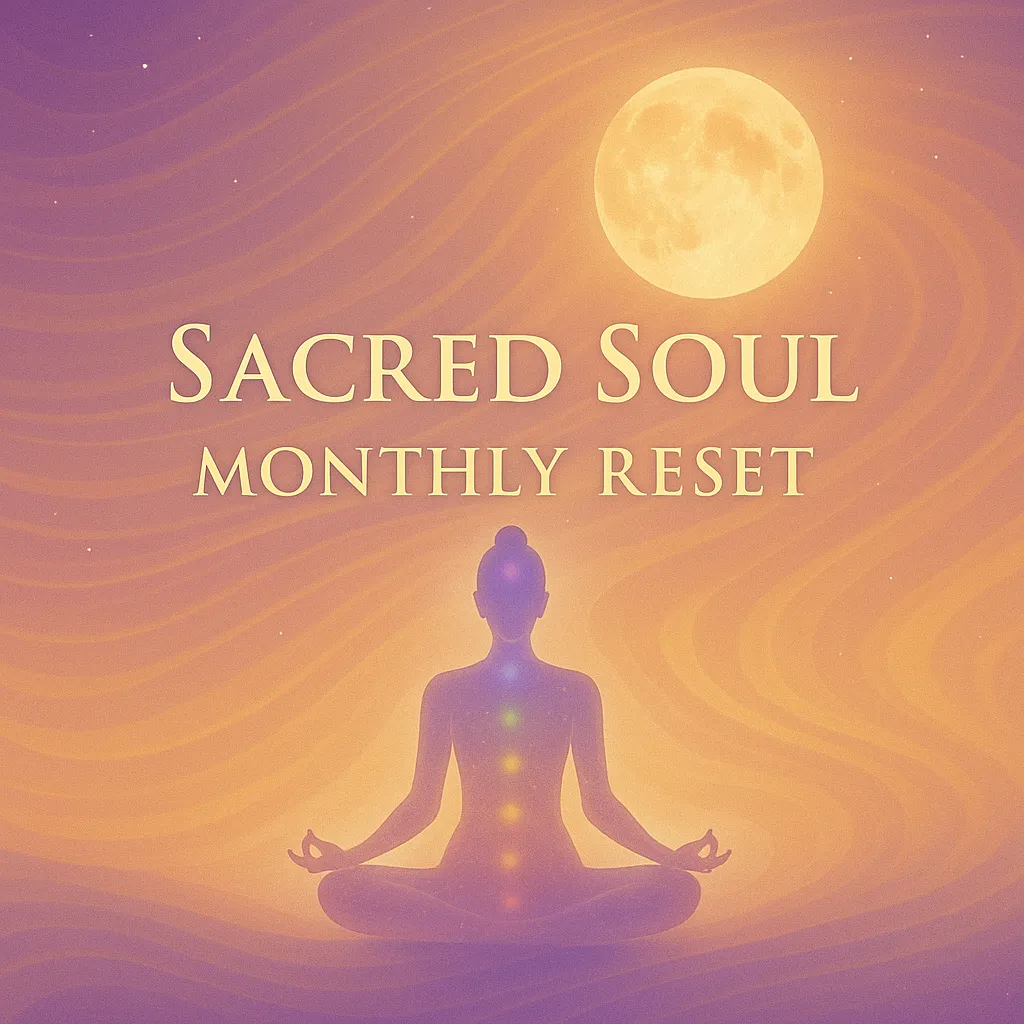 “Monthly Reiki energy reset session for spiritual renewal and emotional clarity”