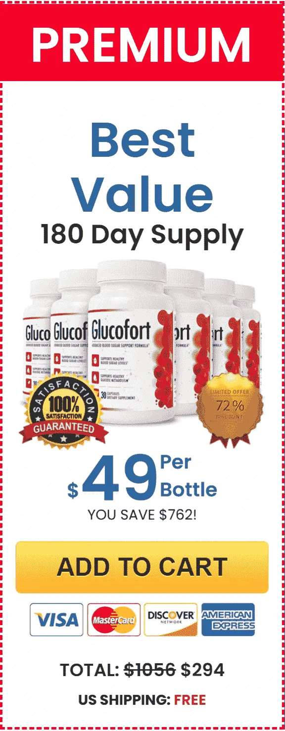 Glucofort 6 bottles