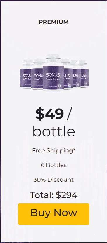 Order Sonus Complete 6 bottles