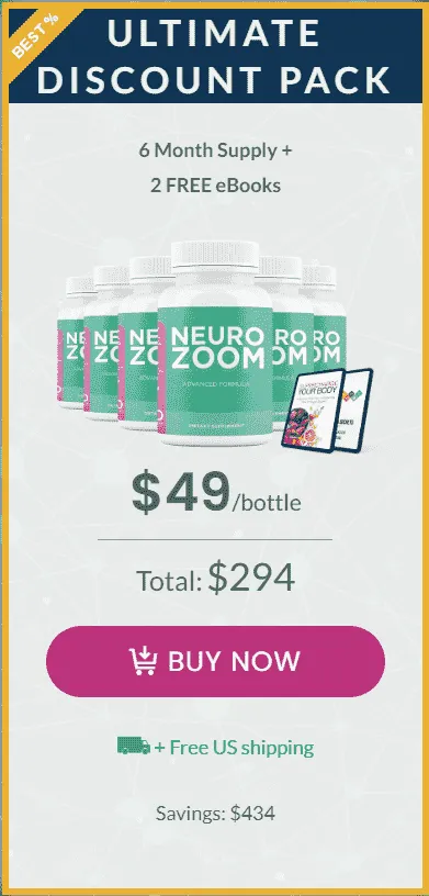 Order NeuroZoom 6 bottles