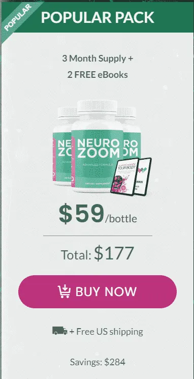 Order NeuroZoom 3 bottles