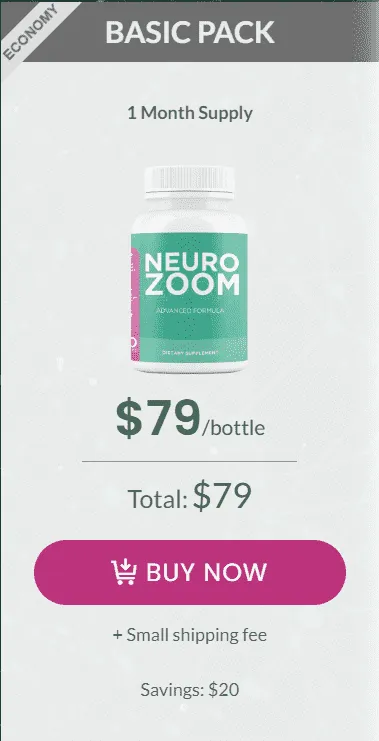 Order NeuroZoom 1 bottle
