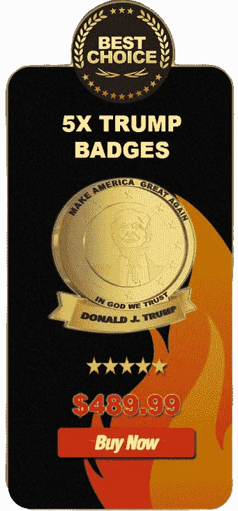 Order 5X Trump Badges