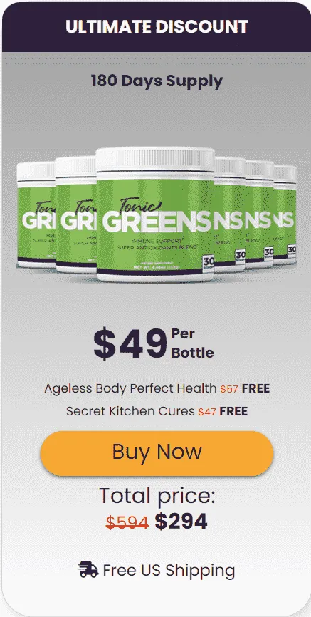 Order Tonic Greens 6 bottles