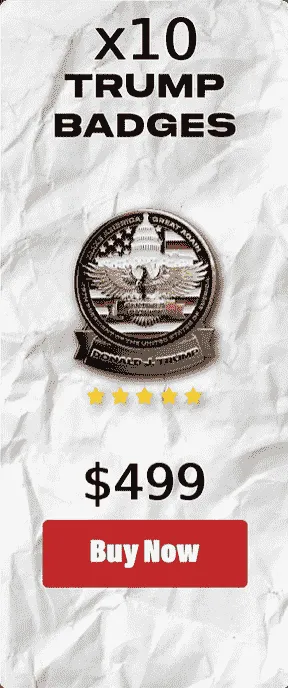 Order x5 Trump Badges