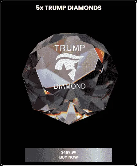 Order 5x Trump Diamonds