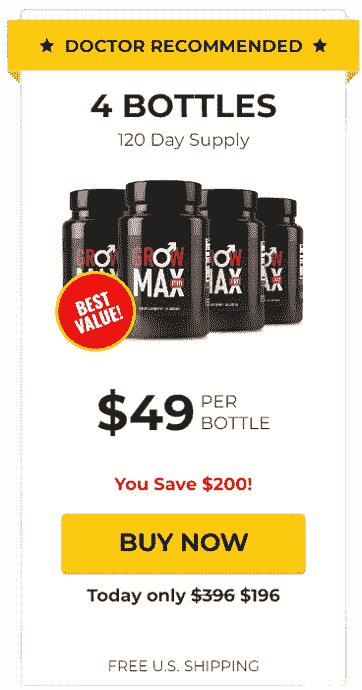 Order Grow Max Pro 4 bottles