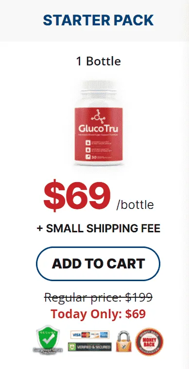 Order GlucoTru 1 bottle