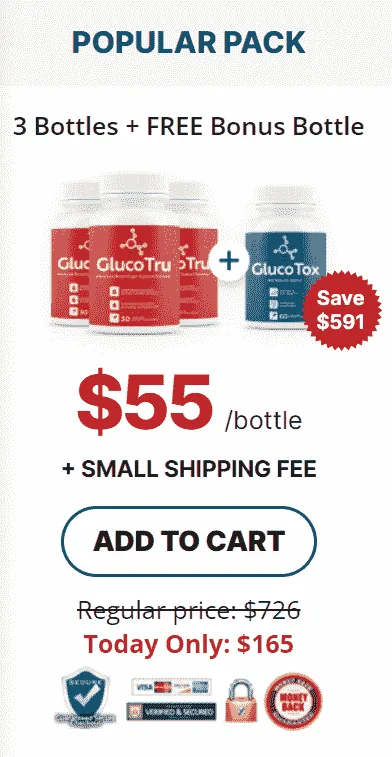 Order GlucoTru 3 bottles